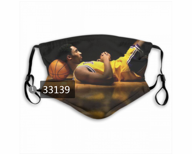 2021 NBA Los Angeles Lakers #24 kobe bryant 33139 Dust mask with filter->nba dust mask->Sports Accessory